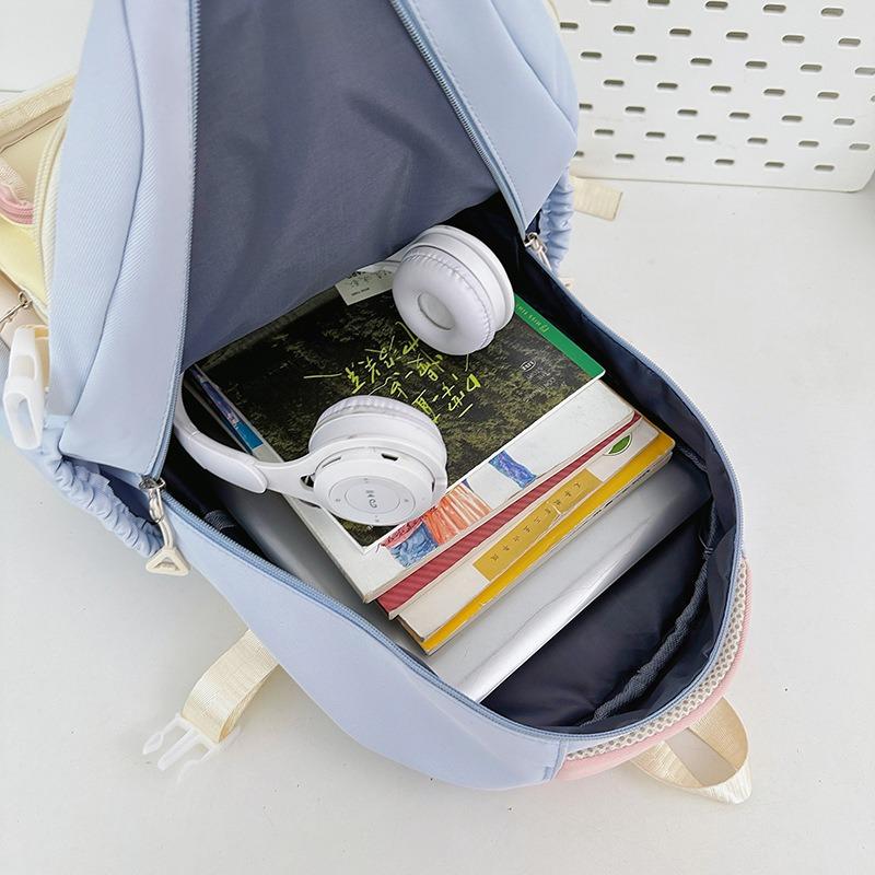 Cute cat small fresh junior high school student large capacity schoolbag high school student backpack college girl baby bag
