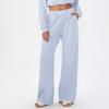 Athletic Pants Autumn and Winter Waffle Casual Long Pants European and American Solid Color Loose Wide-Leg Pants Fitness Training Long Pants for Women