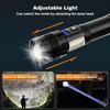 Strong flashlight emergency charging outdoor camping Type-C charging telescopic focusing high brightness long-range shooting