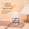 316 Stainless Steel Portable Insulated Food Jar with Folding Spoon