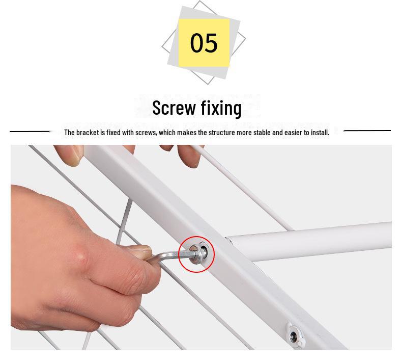 Sorno 6-Tier Iron Flower Rack for 7 Pots - Indoor/Outdoor Use, Ideal for Balcony or Living Room