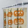 Halloween Decorative Shower Curtains Pumpkin Print Fabric Bathroom Shower Liner Waterproof 3D Printed Decoration Home Decor