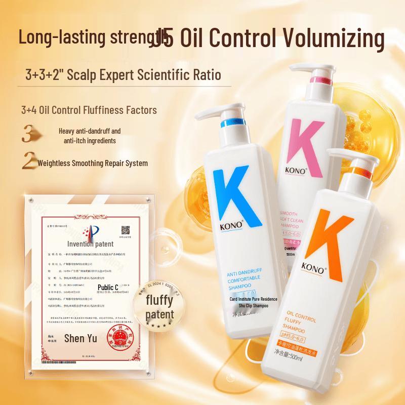 KONO KALI Shampoo Duo: Oil Control & Smooth Softening