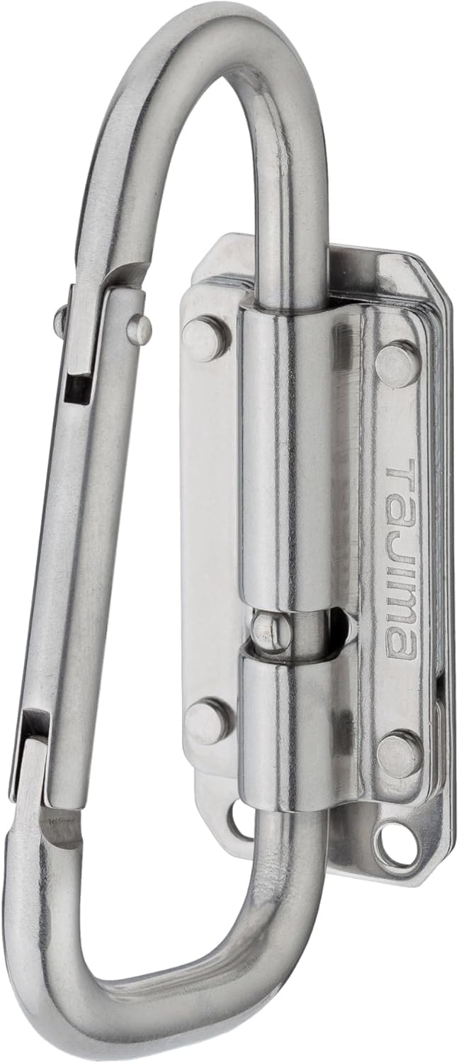 

Tajima Sef System Держатель для инструмента Sef Нержавеющая сталь Тонкий карабин Большая складная модель Изготовлен из нержавеющей стали для дизайна и тонкий Предел прочности серебряный