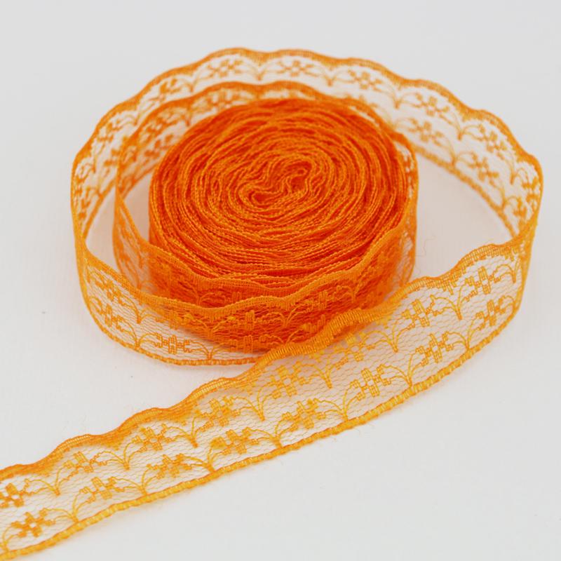 (10 Yards/roll) 2.25cm White Lace Fabric Webbing Decoration Lovely Gift Packing Cotton Material