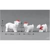 3/1pcs Miniature Christmas Polar Bear Figurines Garden Micro Snow Landscape DIY Accessories Home Decoration Desk Decoration