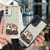 Phone Case: 2D Flat Samsung Galaxy A34 A35 M05 M06 S20 S22 S21 FE Plus 5G Protective Case, Stacked Cats, Christmas and Halloween Gift