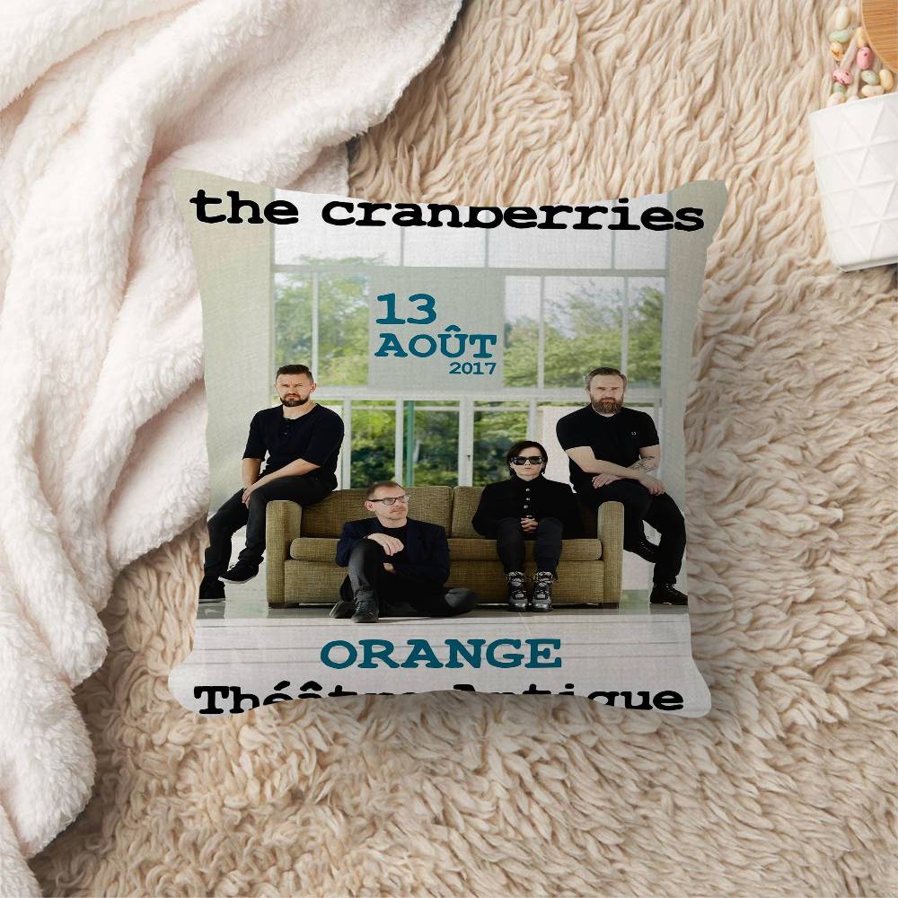 T-The C-Cranberries Band Dekorative Raumästhetik Kissenbezug Heimdekoration Schlafzimmer Sofa Bett Couch Kissenbezug 45x45