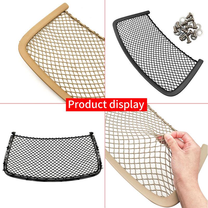 For Mercedes W164 W166 W251 Car Seat Back Panel Leather Backrest Storage Pocket Cover Accessory For Benz ML GL R GLE GLS Class