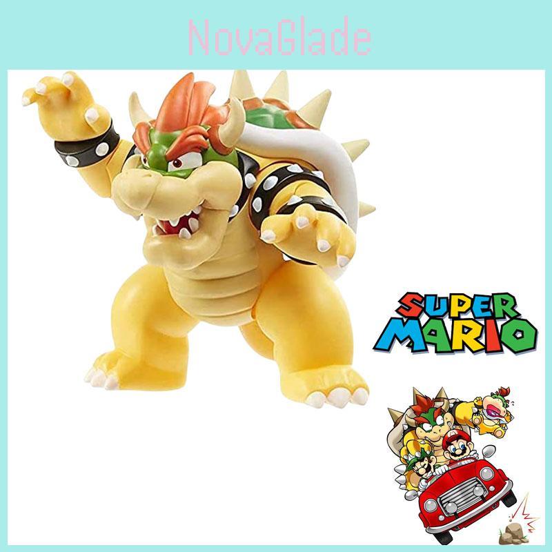 Super Mario Bowser Figurine Jouet en PVC Hauteur 10cm Modèle Collectionnable Dessin Animé