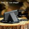 Mini Heavy Duty Manual Wood Splitter Small Durable Wood Splitter Wedge Black Divider Firewood Kindling Splitter Camping