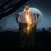 LED Halloween Hanging Skeleton Atmosphere Decoration Props