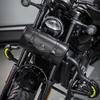 Motorcycle Front Fork Tool Bag PU Leather Saddlebag Suitable for Bikers Storage Needs, Daily Commute, Handlebar Storage