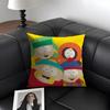 Funny SSouth ParkK Cartoon Cushion Cover Natural Linen Organic Fabric DoubleSided Printing Sofa Home Decor Gift Pillow Case