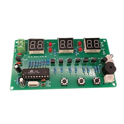 DIY Kits AT89C2051 Electronic Clock 6 Bits Digital Tube LED Display Suite Electronic Modules Part and Component DC5V-12V