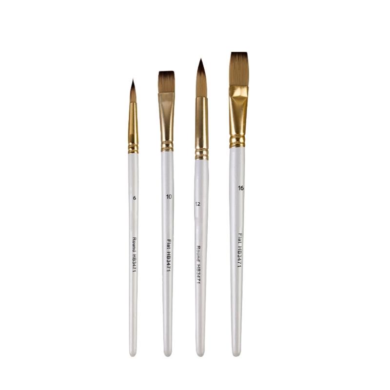 

1 Set Paint Brushes Set Nylon Watercolor Acrylic Paint Brushes Set Drawing and Art Supplies For Detailed Artwork