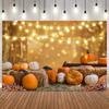 Autumn Harvest Photography Backdrop Pumpkins Sunflower Yellow Maple Leaves Fall Thanksgiving Day Party Decor Photo Backgrounds1