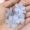 10Pcs 29mm Acrylic Matte Flower Loose Beads for Jewelry Making DIY Headwear Phone Chain Handcrafted