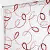 Voilage - EDEN - Hoop - 60 x 90 cm - Rouge - 100% polyester