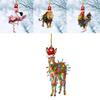 Acrylic Animal Charming Ornaments For Christmas Home Decoration And Accessories Car
