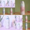 Ribbon Bow Pattern Print Insulated Water Bottle With Reusable Straw For Camping And Travel