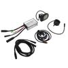 Electric Bicycle Modification Kit LCD5 Display Meter 15A Metal Case Controller 1 To 2 Cable Bike DIY Modified Set