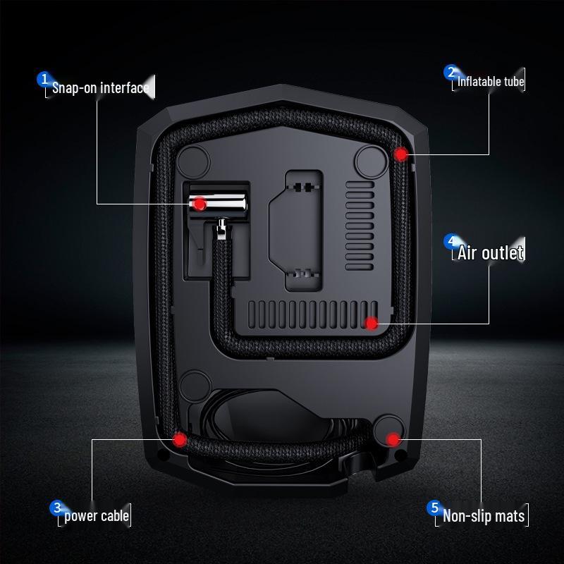 High-Power Digital Car Tire Inflator with Intelligent Display