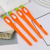 Cute Rabbit Carrot Shape Gel Pens Smooth Writing Cartoon Ink Pens for Note Taking And School Use Fun Animal Novelty Pens for Teens And Office