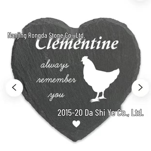 Cross-Border Pet Memorial Stone: Engraved Pebble for Dogs and Animals, Outdoor Use
