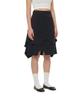 Trunk Project Upside-Down Midi Skirt_Black