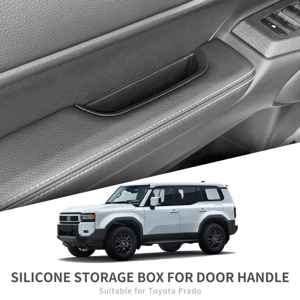 ZUNDUO 2024 Toyota Land Cruiser 250 Door Handle Storage Door Handle Door Pocket Land Cruiser 250 Interior Custom Parts of Box, Pocket, Tray,