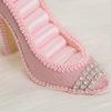Elegant High Heel Shoe Ring Holder Jewel Display Stand Rack Resin Home Decor