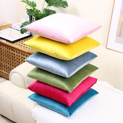 Samt Kissenbezug Quadratisch Dekorativ Einfarbig Sofa Kissenbezug Gemütlich Weiche Hülle Für Sofa Schlafzimmer Auto Wohnzimmer