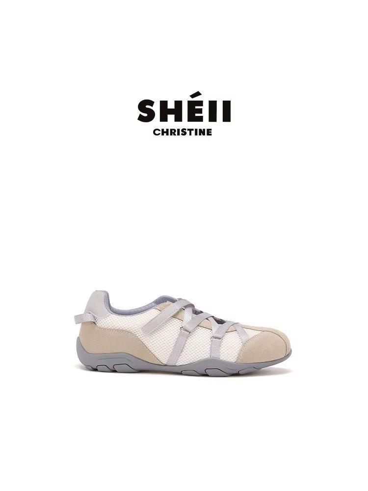 

Korean blogger~ Spring and Autumn 2025 new cross-band functional style ballet Mary Jane casual shoes women s sports shoes 40