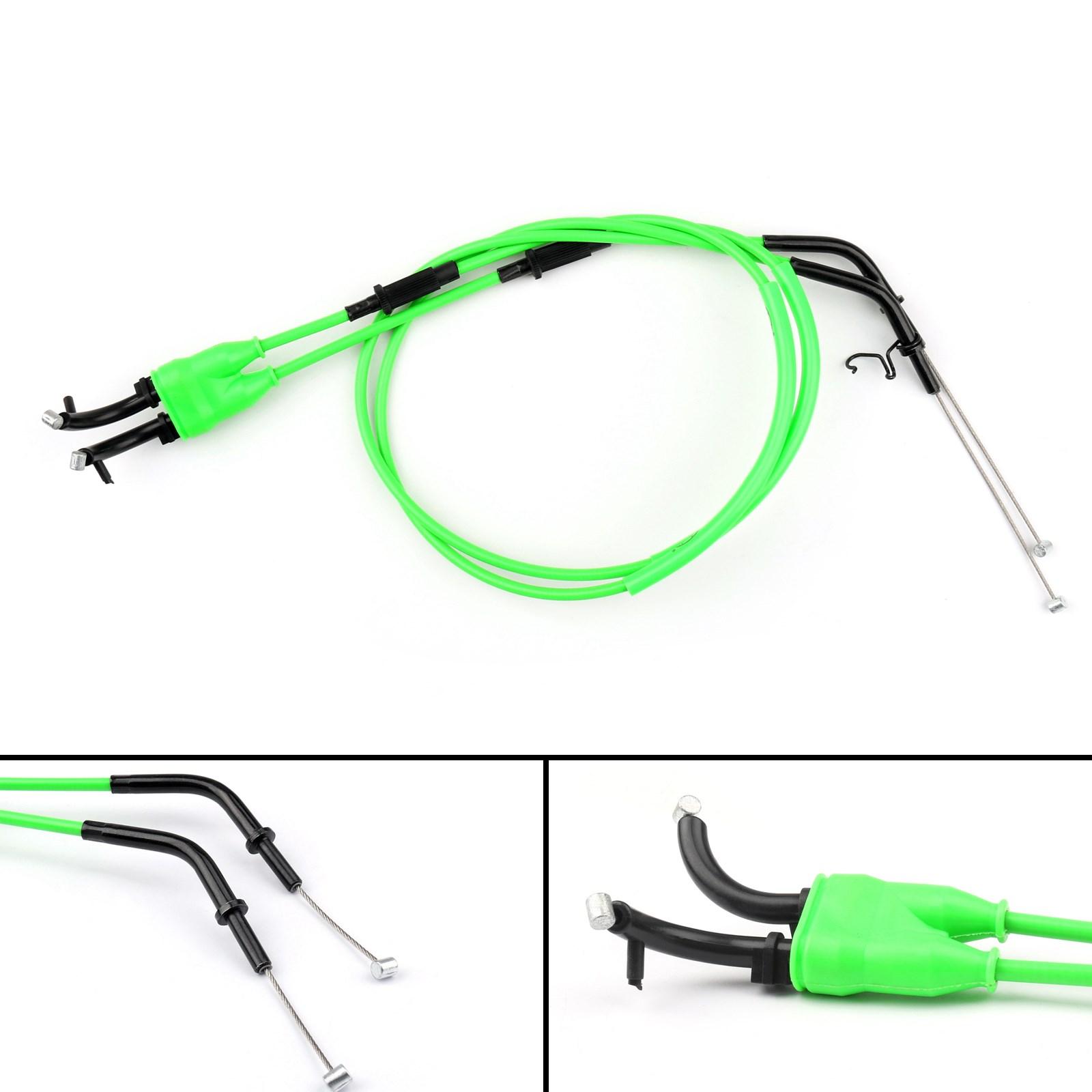 

Motorcycle Throttle Cable For Kawasaki Ninja ZX-10R ZX1000D 2006-2007 Green
