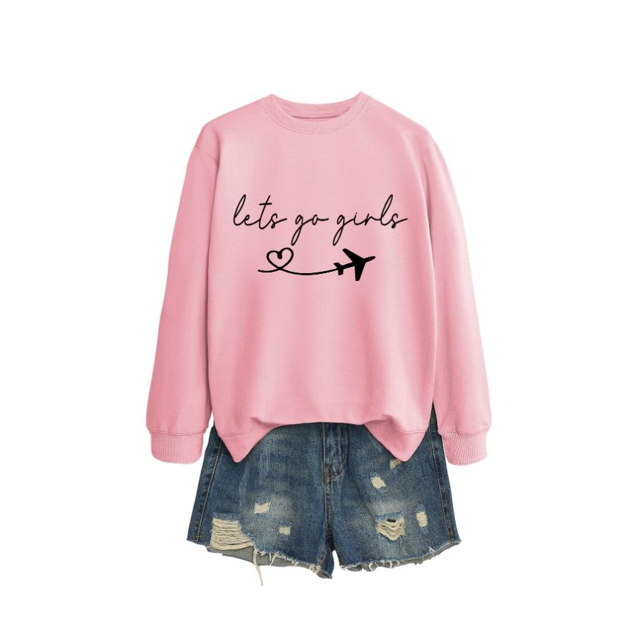 New Creative Fashion Sweatshirt Autumn Women's Sweatshirt Autumn and Winter Women's Thickened Sweatshirt Jacket Winter Large Size Sweatshirt