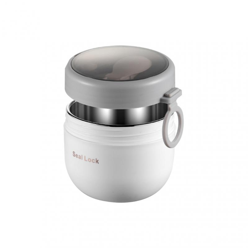 600ML Stainless Steel Lunch Box Hot Food Flask Soup Storage Vacuum Thermal Jar Thermos Containers Bento Lunch Boxes For Kids