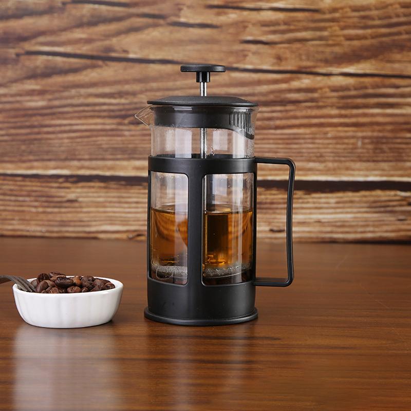 Stainless Steel Filter Home Pour-Over Coffee/Tea Heat-Resistant Glass Maker With Gift Box