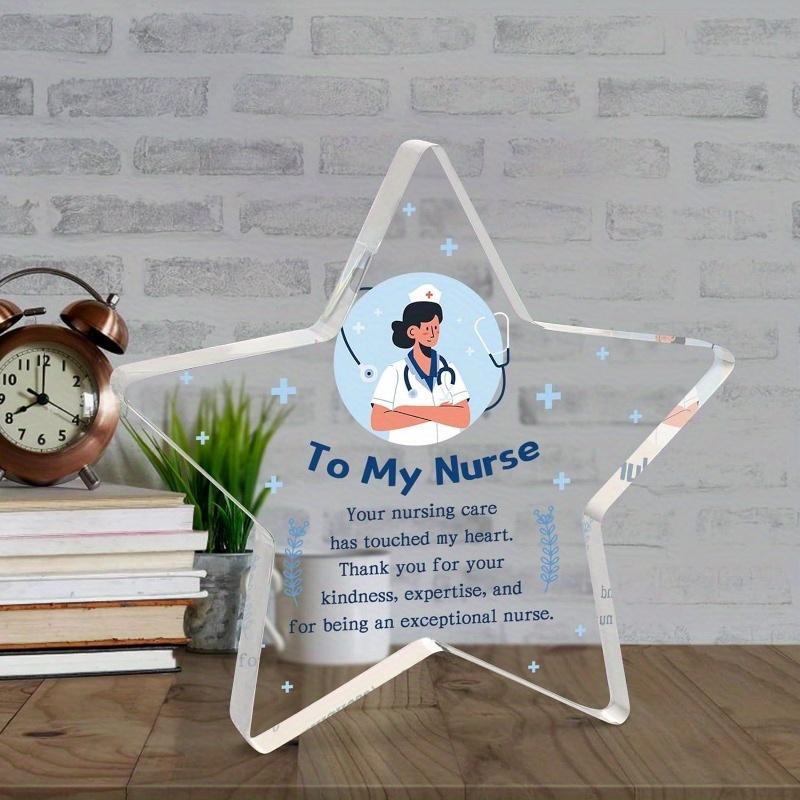 Nurse Star Acrylic Plaque - Appreciation Gift for National Nurses Day