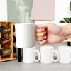 Set di Tazze per Caffè, Tè, Tisane, Set Tazze, Bianco x6