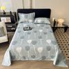 Vintage Style Floral Pattern 100% Cotton Bed Sheet Set Dark Color Flowers Luxurious Bedspread with Pillowcases Queen Bedding Set