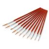 11pcs Draw Paint Brushes Kit Set Artist Paintbrush Nylon Hair Pointed Round Pen Detail Paint Brush for Artist Acrylic