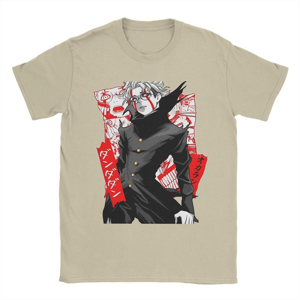 Dandadan  T-Shirts for Men Women Anime Okarun Fun Pure Cotton Tee Shirt Crewneck Short Sleeve T Shirts New Arrival Clothing