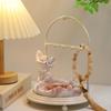 Cute Jewelry Key Storage Rack Resin Key Tray Desktop Ornament Animal Figurine  Tea Table