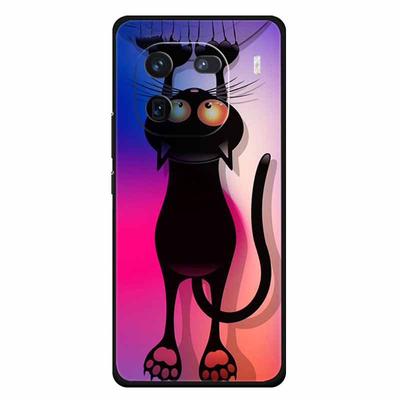 Für Vivo Iqoo 12 Hülle Weiches Silikon Niedliche Katze Löwe Bedruckte Hüllen für Vivo iQOO 12 Pro Hüllen Luxuriöse Schutzhüllen Iqoo12