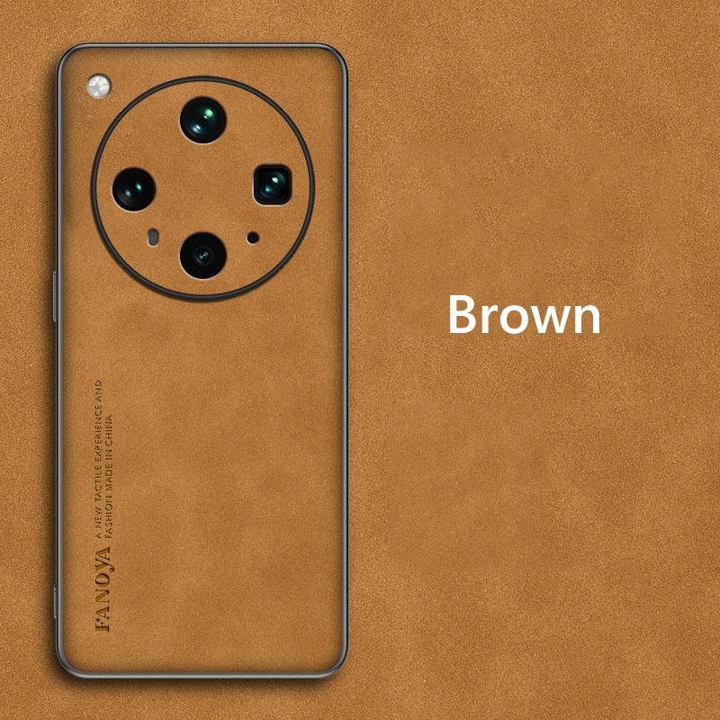 

Роскошный ретро кожаный чехол на ощупь для OPPO Find X8 Ultra X8Ultra 5G противоударный матовый силиконовый мягкий чехол OPPO Find X8 Ultra коричневый