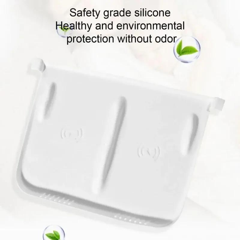 For Tesla Model 3 Y 2025 2025 2025 Silicone Wireless Charging Pad Non-Slip Mat Dust-Proof Charger Protect Cover Car Accessories