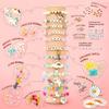 1Set Macaroon Color Beads Kit For Diy Jewelry Making Flat Loose Beads Kits Diy Jewelry Making Set Diy Jewelry Making Supplies