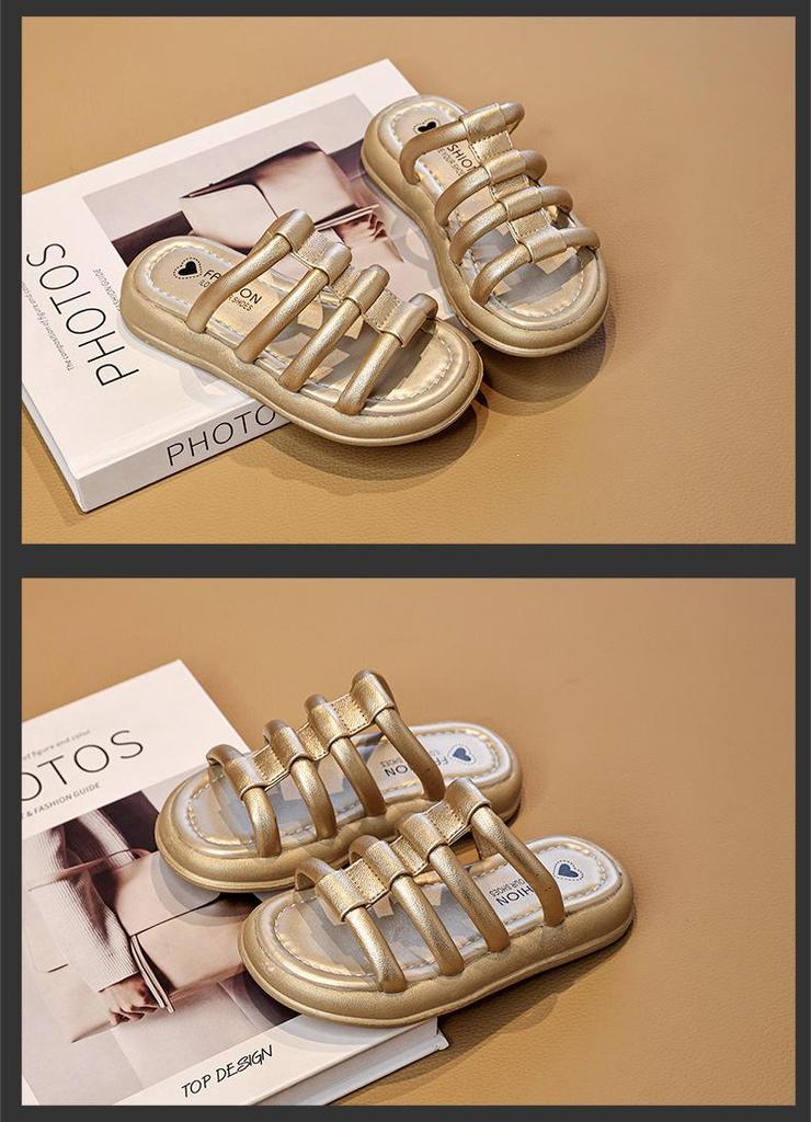 2026 Kindermode-Badeschuhe: Rutschfeste weiche Sohle Hausschuhe für Zuhause & Draußen, Koreanischer Stil Strandschuhe