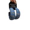 Retro Hong Kong Style Denim Blue C-Type Earrings Women'S Blue Earrings Earrings Niche Design High-End Stud Earrings
